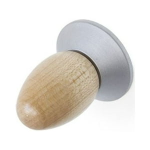 Perilla Duo Cromo Mate/Madera Hbt