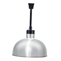 Magideal - Lámpara De Calor Para Bufé, Lámpara Calentadora De Bufé, Longitud Ajustable 60-180 Cm, Sin Bombilla, Lámpara Calentadora De Alimentos Colgante, Lámpar Argén