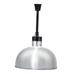 Magideal - Lámpara De Calor Para Bufé, Lámpara Calentadora De Bufé, Longitud Ajustable 60-180 Cm, Sin Bombilla, Lámpara Calentadora De Alimentos Colgante, Lámpar Argén