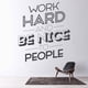 thumbnail image 2 of Decomural Work Hard Be Nice Classroom WS-46391, 2 of 2
