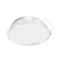 Magideal - Cubierta Para Salpicaduras De Microondas Cubierta De Placa De Microondas Resistente A Altas Temperaturas De 10.23 Pulgadas Cubierta De Mantenimiento , Ordenador Blanco