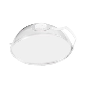 Magideal - Cubierta Para Salpicaduras De Microondas Cubierta De Placa De Microondas Resistente A Altas Temperaturas De 10.23 Pulgadas Cubierta De Mantenimiento , Ordenador Blanco