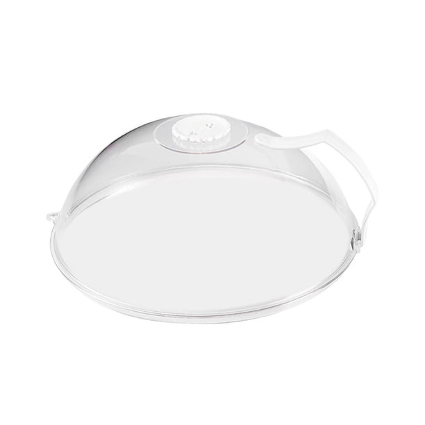 Cubierta para salpicaduras de microondas Cubierta de placa de microondas resistente a altas temperaturas de 10.23 pulgadas Cubierta de mantenimiento , ordenador blanco