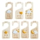 thumbnail image 4 of 7 piezas de organizadores de ropa de bebé, divisores de suspensión, duraderos, de madera, para decoración de guardería, organizador de tela, divisor , amarillo blanco, 4 of 5