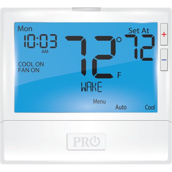 Termostato PRO1 T805 Programable Single Stage 8 SQ IN