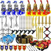 Paquete De Armas Nicolababe Medieval Para Minifiguras Con 233 Piezas