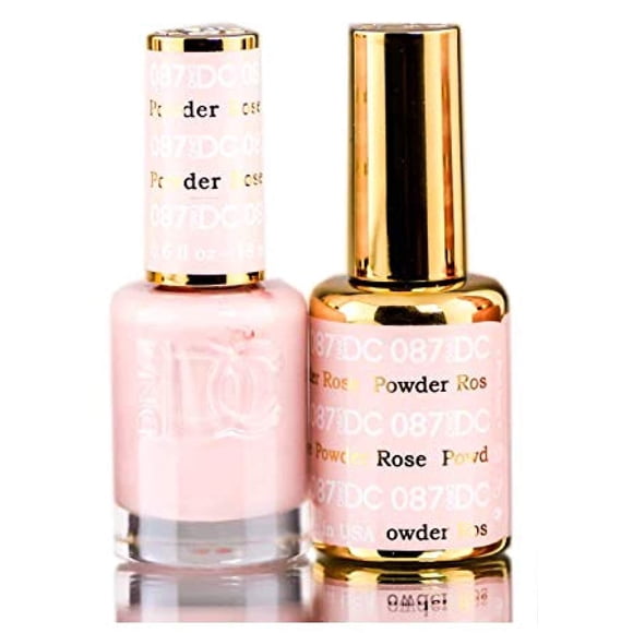 Set de esmalte en gel para uñas DAISY DND DC Neutrals Powder Rose 15 mL