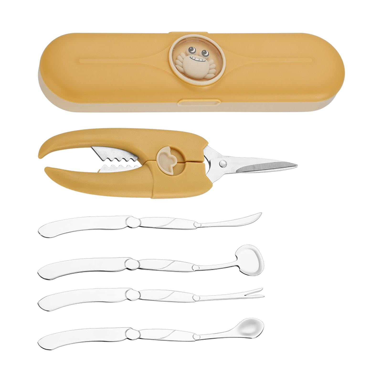 Magideal - Juego De 6 Herramientas Para Comer Cangrejos Juego De Herramientas Para Hacer Galletas De Mariscos Para La Cocina Del Restaurante Del Hogar