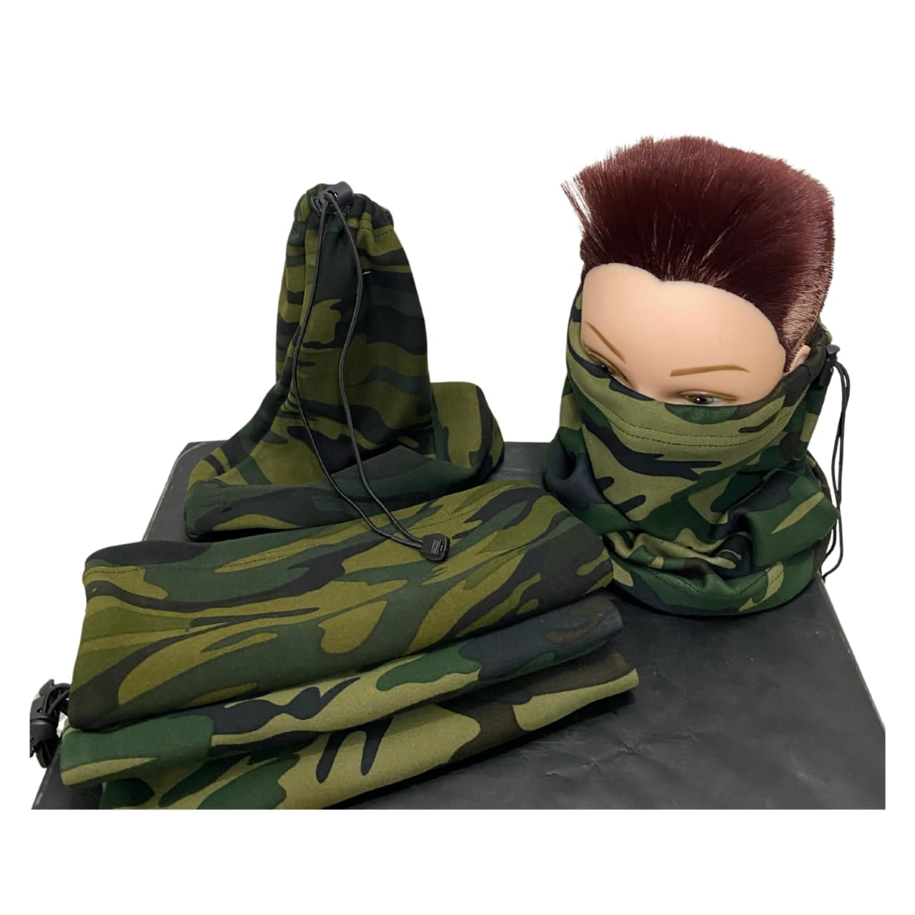 Genérico - Pack 3 Cuello Polar Camuflaje Invierno Bandana Polar Unisex