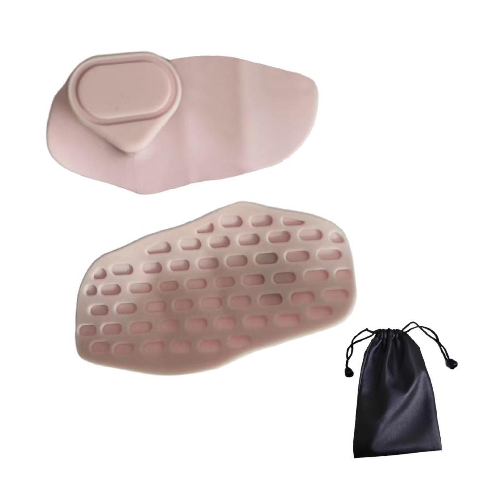 Magideal - Ajusteros De Levantamiento De Pesas Protección De Palma De Silicona Guantes De Entrenamiento Portátil Puques De Mano Para Entrenamiento De Gimnasia De