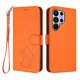 thumbnail image 1 of Funda de Gato tipo Libro para Samsung Galaxy S26 Ultra, Naranja, 1 of 6