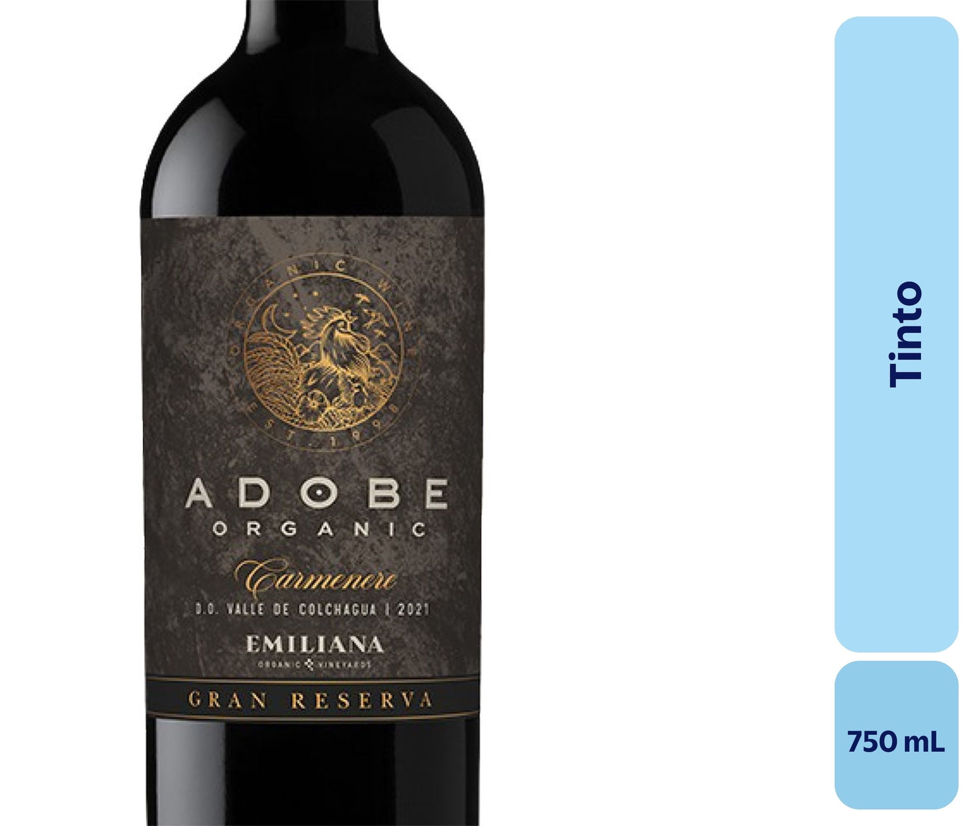Vino Tinto Botella 750 mL Adobe