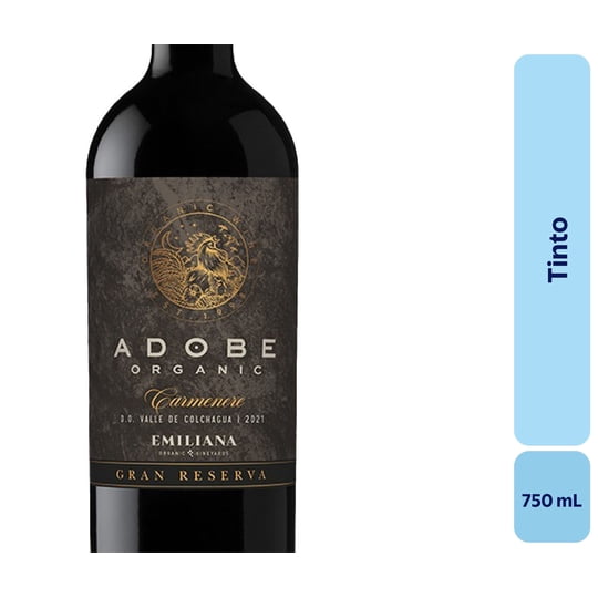 Vino Tinto Botella 750 mL Adobe