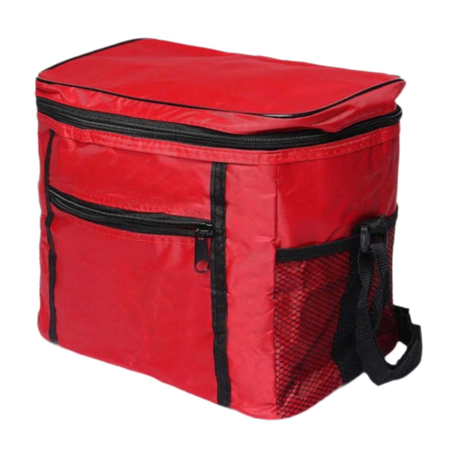 Fiocias - Bolsa Térmica Aislante Para Pastel Reutilizable, Bolsa Aislante Para Catering, Oficina, Exterior, Color Rojo