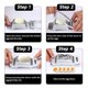 thumbnail image 4 of Cortador de Huevos KABUDA Pack de 2 con Alambre de Acero Inoxidable, 4 of 6