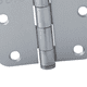 thumbnail image 3 of Pack 2 Bisagras Acero Odis 3,5”×3,5”×2,0mm Canto Redondo - Plata, 3 of 5