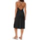 thumbnail image 3 of INSPIRE CHIC Camisón de Satén para Mujer de Regreso a Clases Escote en V Sexy Encaje Cruzado Sin Espalda Tirantes Ajustables Largo y Sedoso Talla Mediana Negro, 3 of 6