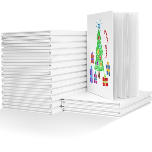 Cuaderno en blanco Dynta A5 15,8 × 21 cm (paquete de 30) color blanco