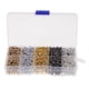 thumbnail image 2 of Una Caja De 1500 Piezas CCB Spacer Perlas Sueltas Agujero Grande Para Hacer Joyas De Bricolaje, 2 of 5