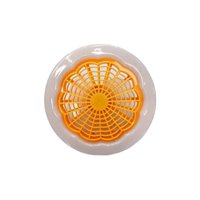 Magideal - Ventilador De Techo Con Luz Ventilador De Techo Con Lámpara Regulable 30W Lámpara De Ventilador De Velocidad Del Viento Ajustable Lámpara De Ventilado , Naranja