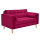 thumbnail image 2 of Sofa Retro 2c Felpa 05 Burdeo, 2 of 6