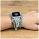 thumbnail image 2 of Correa Boho Trenzada para Apple Watch 42/44mm Piedras Naturales Estilo Luxury-Trendy para uso diario, 2 of 3