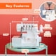 thumbnail image 3 of Máquina De Coser Overlock Ah100 De 4 3 2 Hilos, 3 of 9