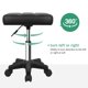 thumbnail image 5 of Taburete Con Ruedas Rectangular Ajustable En Altura Giratorio Negro, 5 of 8