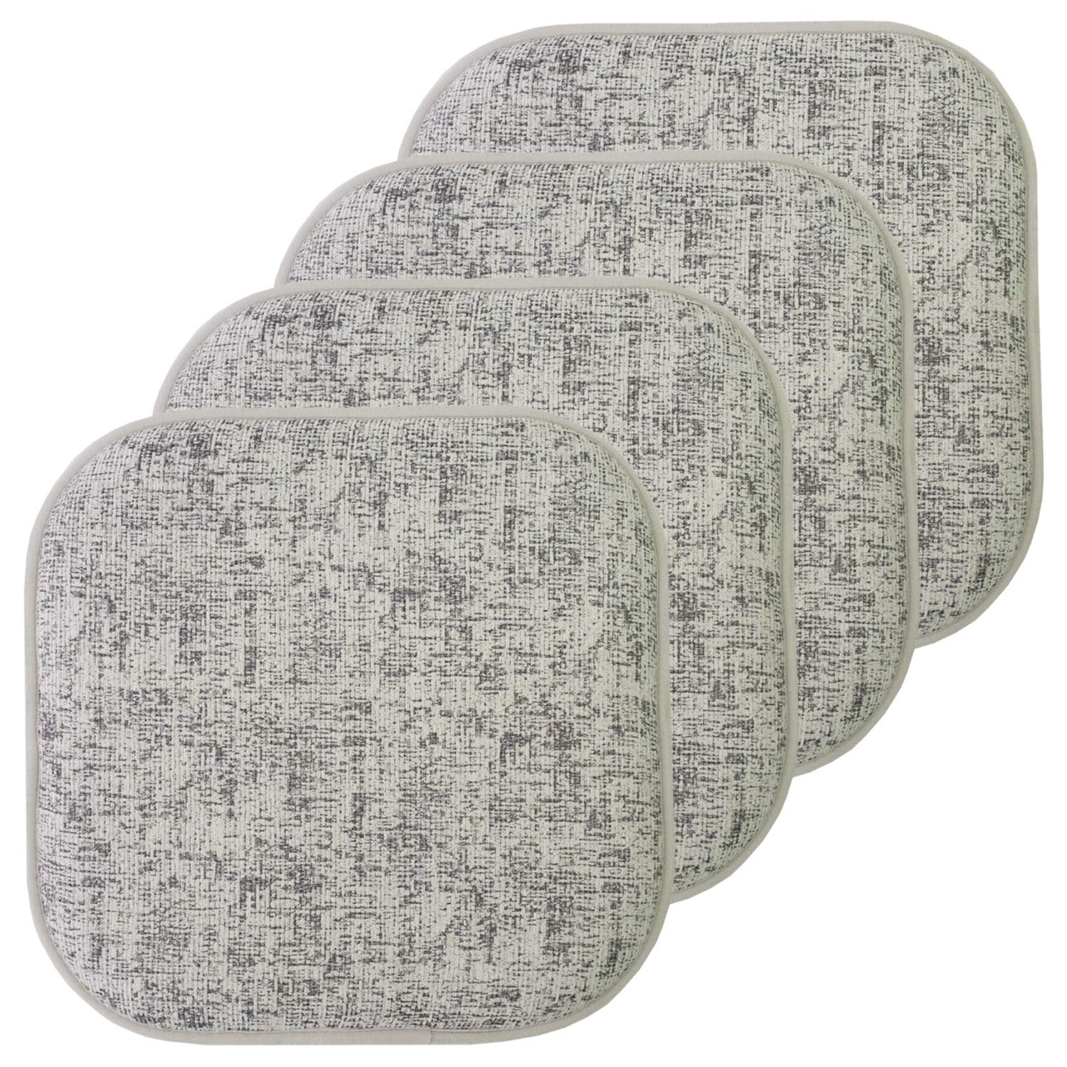 Cojín Para Silla Sweet Home Collection, Espuma Viscoelástica, Paquete De 4 Unidades, 16 X 16