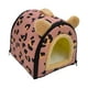 thumbnail image 5 of Casa Para Mascotas Plegable Camas Para Perros Convertibles Para Perros Pequeños Con Cojín Lavable Rojo 35x29x29cm, 5 of 5