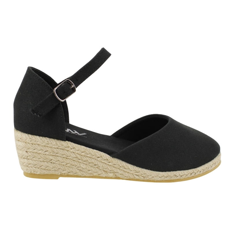 Alpargata New Walk Yute Negra