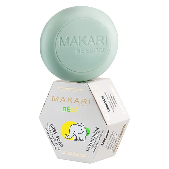 Jabón para Bebé Makari Barra Hidratante con Manteca de Karité 153 ml