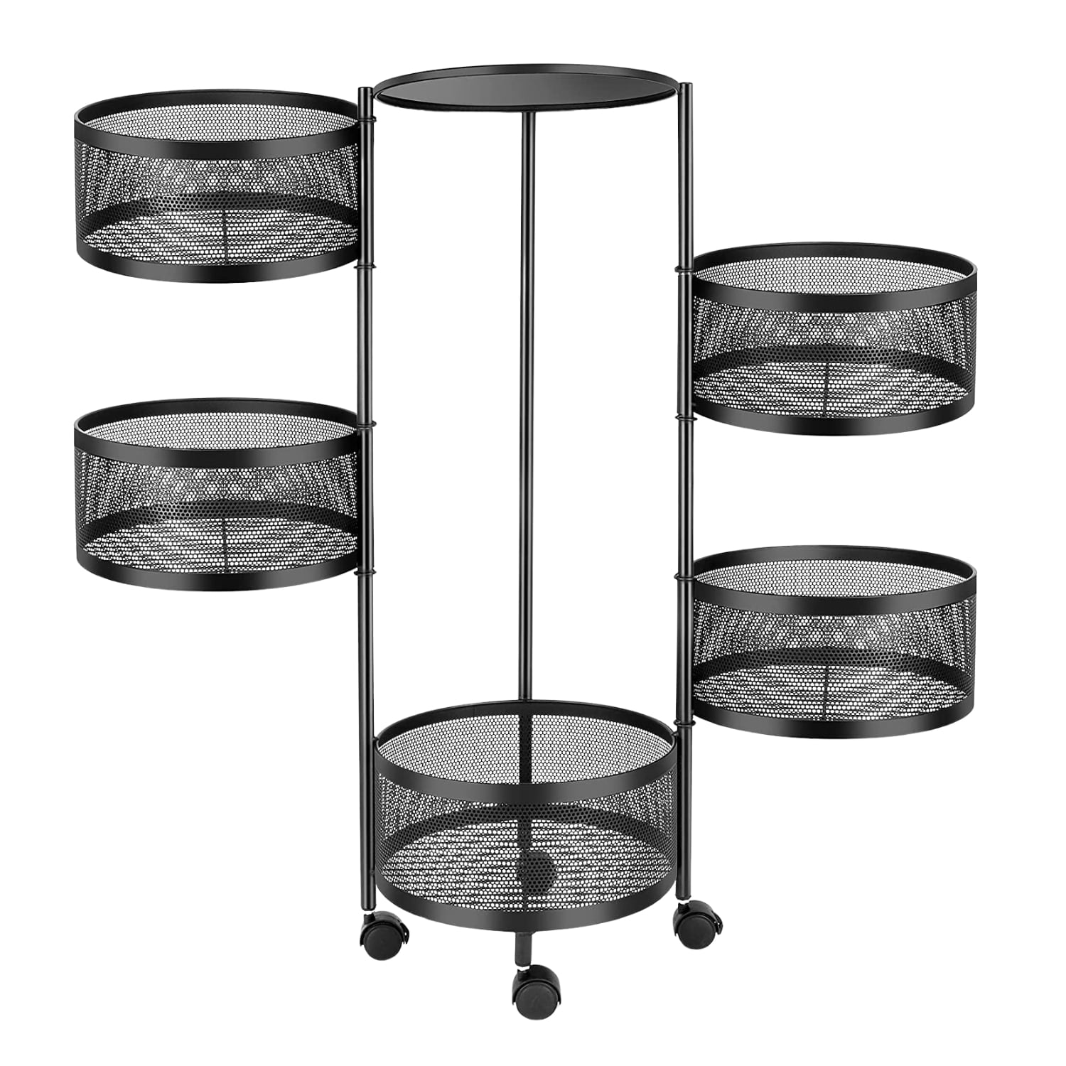 Importclick - Organizador Cocina Metal 5 Niveles 90x34x34 Cm