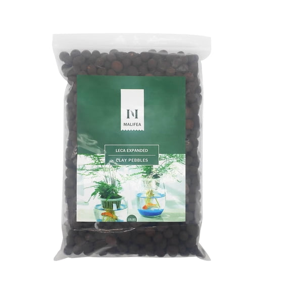Malifea Bolas de Arcilla Expandida para Hidroponía 4,5 kg 6-18 mm