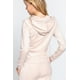 thumbnail image 5 of Chaqueta de Terciopelo de Manga Larga con Capucha y Cierre Color Crema L, 5 of 5