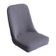 thumbnail image 4 of Funda Para Silla De Comedor De Tela De Alta Elasticidad Funda Para Asiento Con Respaldo Alto Gris Claro, 4 of 5