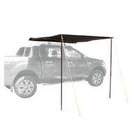 Terra Force - Toldo Lateral Retractil Camping 2X2 Negro