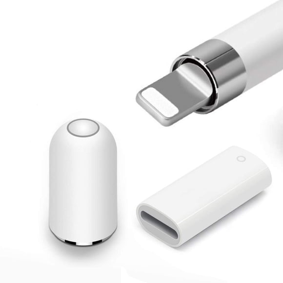 Accesory Tapa Magnética De Repuesto Y Cargador Para Apple Pencil Gen 1