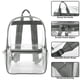 thumbnail image 2 of Mochila Trail Maker, PVC transparente, resistente, gris transparente, 2 of 7