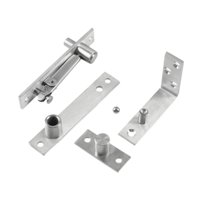 Magideal - Bisagra De Puerta Giratoria, Herraje Práctico, Bisagra De Puerta Interior Resistente Para Muebles, Hogar, Estantería, Puertas De Madera Y Dormitorio. Rotación De 90 Grados