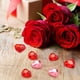 thumbnail image 3 of 200 corazones rojos de acrílico para San Valentín, ideales para decorar mesas de boda, rellenos de jarrones, 1,3 cm (200 unidades, rojo, rosa), 3 of 5
