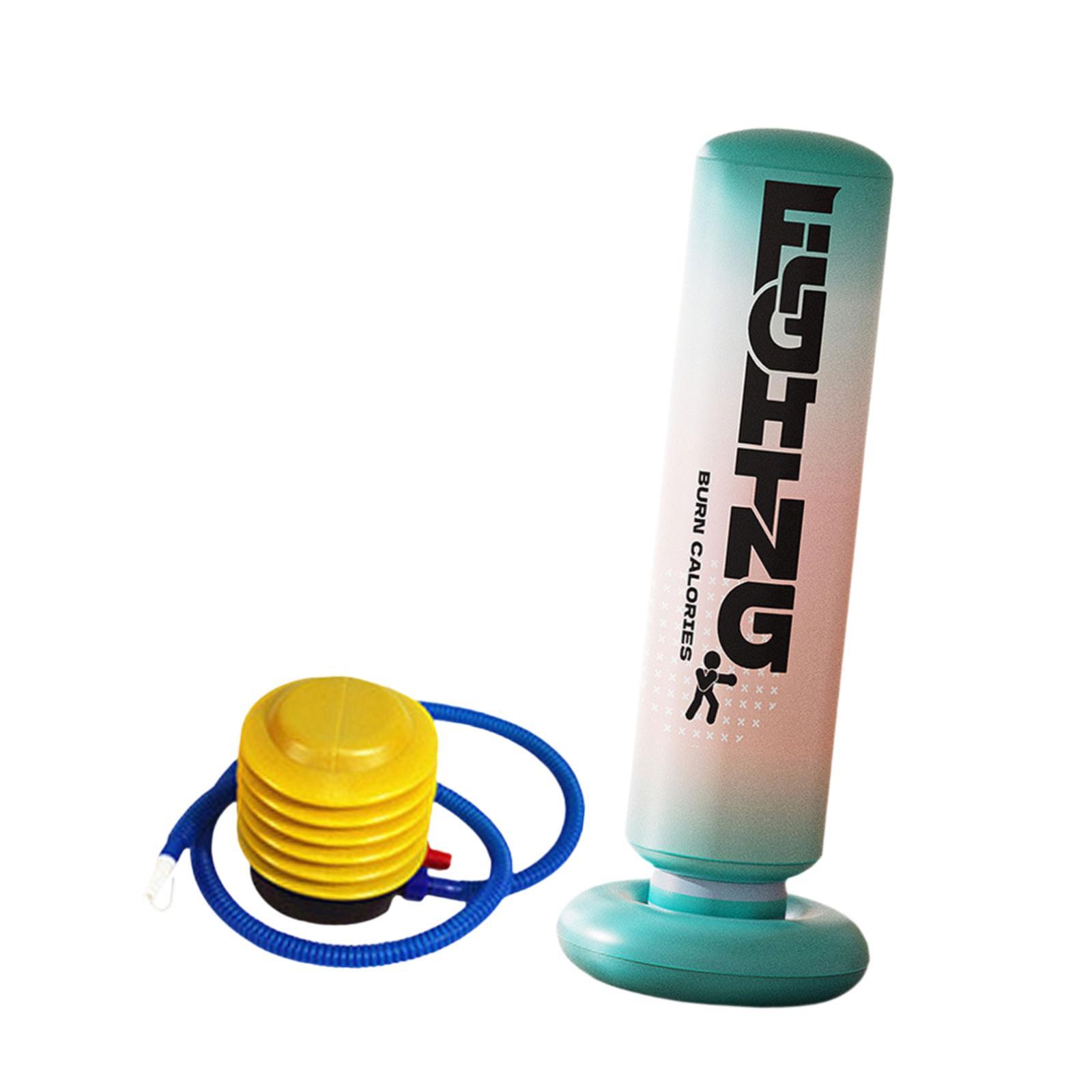 Magideal - Saco De Boxeo Inflable Para Niños Juguete De Boxeo Regalo Cumpleaños Práctica Karate Al Aire Libre Hecho De Pvc Resistente Adecuado Para Niños Y Niña 15 M