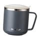 thumbnail image 3 of Tazas De Café De Acero Inoxidable 304, Taza Para Beber Sellada, Taza De Agua De 400ml Para El Hogar, Gris, 3 of 5