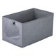 thumbnail image 1 of Cubo de Almacenamiento, Caja de Tela con Fondo para Estantes de Armario, 1 Paquete de Cesta de Almacenamiento Plegable para Organizar Ropa, Libros Gris Oscuro 18.5*11.8*9.8in, 1 of 6