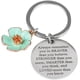 thumbnail image 1 of Llavero Ohana con puntada, joyería hawaiana con dije de flor de hibisco, mejor de lo que piensas, joyería familiar Ohana, regalos hawaianos para mujeres., 1 of 7