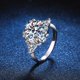 thumbnail image 3 of Anillo de Boda de Moissanita de 5 Uds para Mujer Color D VVS1 Anillos de Compromiso con Diamante Anillos de Moissanita de Plata Esterlina 925 para Mujer con Certificado, 3 of 8