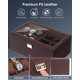 thumbnail image 5 of Organizador de Caja de Relojes y Joyas Kukikan de 6 Compartimentos y 2 Niveles con Cerradura, 5 of 7