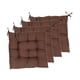 thumbnail image 1 of 4 Almohadillas Lavables Para Silla, Cuadradas, Para Comedor, Aula, Patio, Color Café, 1 of 5