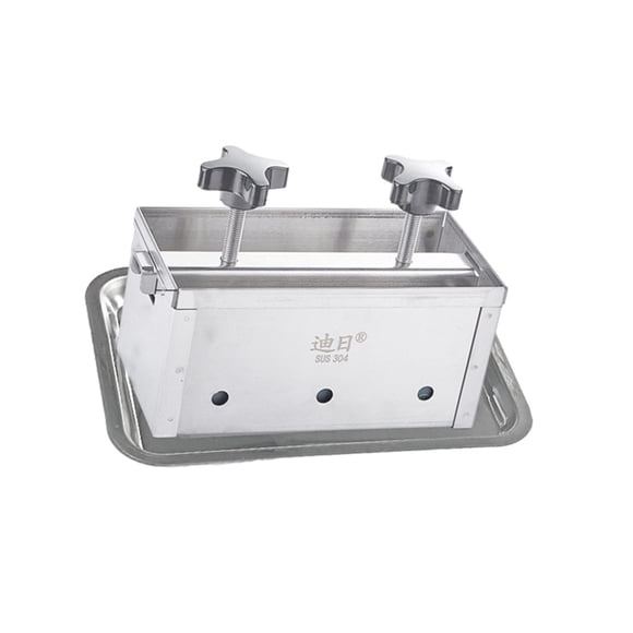 Caja De Molde Para Prensar Carne De Jamón De Acero Inoxidable Para Herramientas De Cocina, Fabricación De Hamburguesas, 1kg
