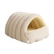 thumbnail image 4 of Cama Cueva Extraíble Para Gatos, Nido Suave Para Gatos De Interior, Para Jugar Con Gatitos, Talla M, Beige Claro, 4 of 5